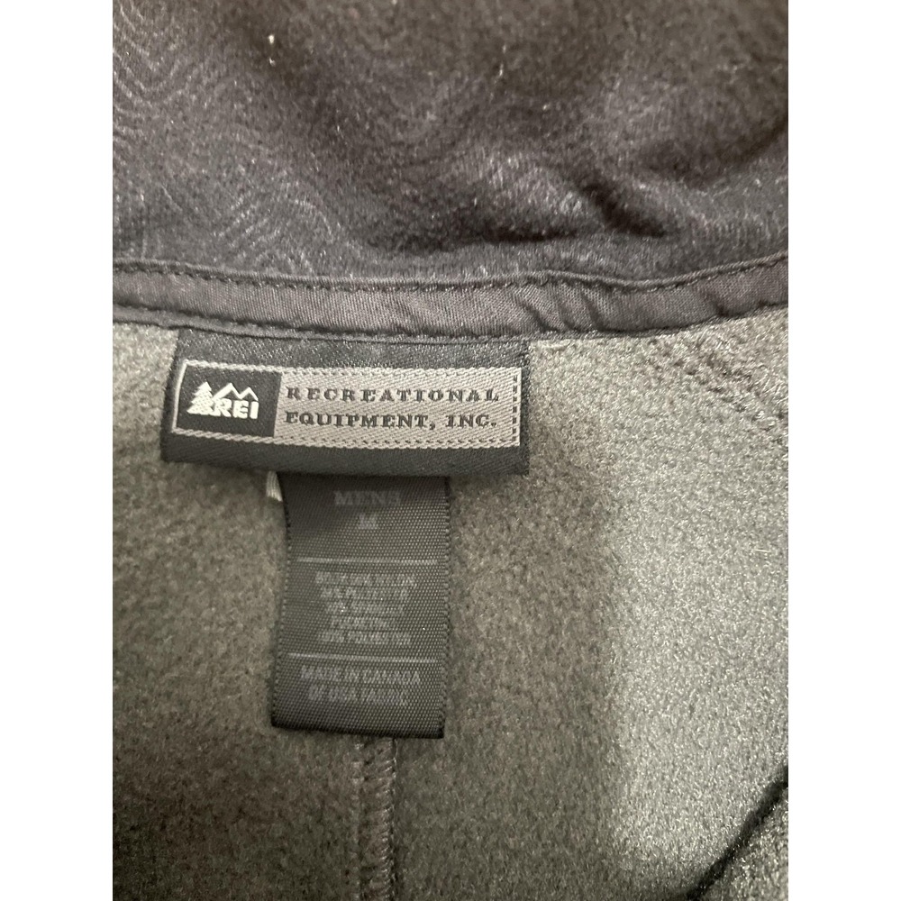 REI Co-op Softshell Jacket Mens Medium Full Zip Fleece Lined Hiking - Picture 2 of 10